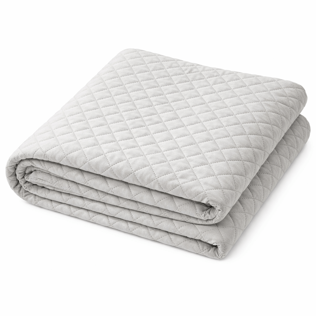 Premium quilted bedcover designed to bring elegance and comfort to your bedroom. Crafted with a soft, breathable fabric and diamond-stitched texture, this luxury bedspread offers a cozy feel while enhancing your décor with a sophisticated modern look.