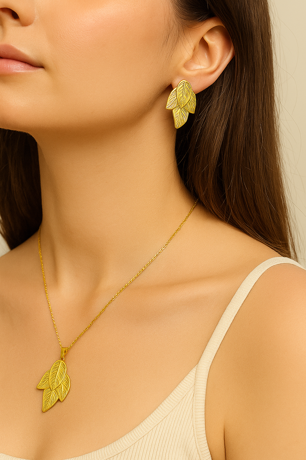 Leaf Pattern Necklace