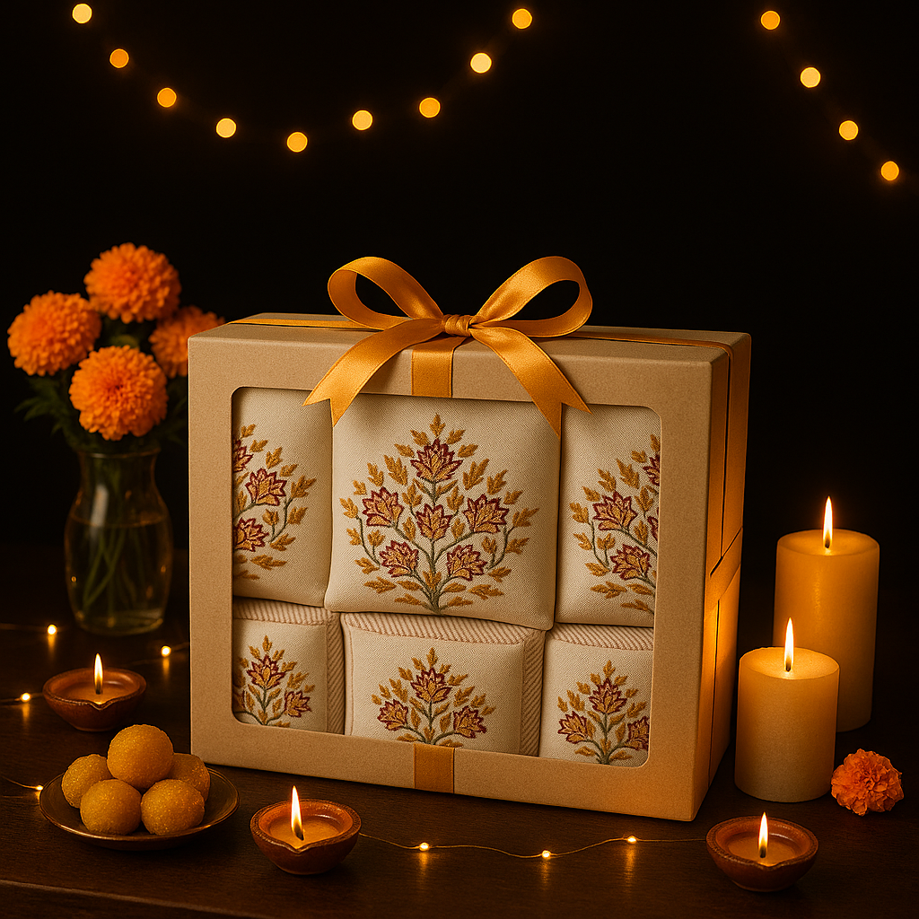 Floral Cushion Cover Premium  Cotton Cushion Covers Set of 5 – 16x16 Inch Sofa & Living Room Decor Pillow Covers with Floral Design