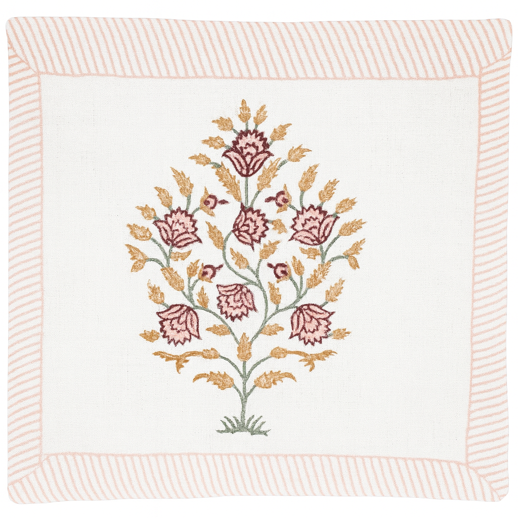 Set of 5 embroidered cushion covers packed for gifting – perfect for housewarming and festive occasions