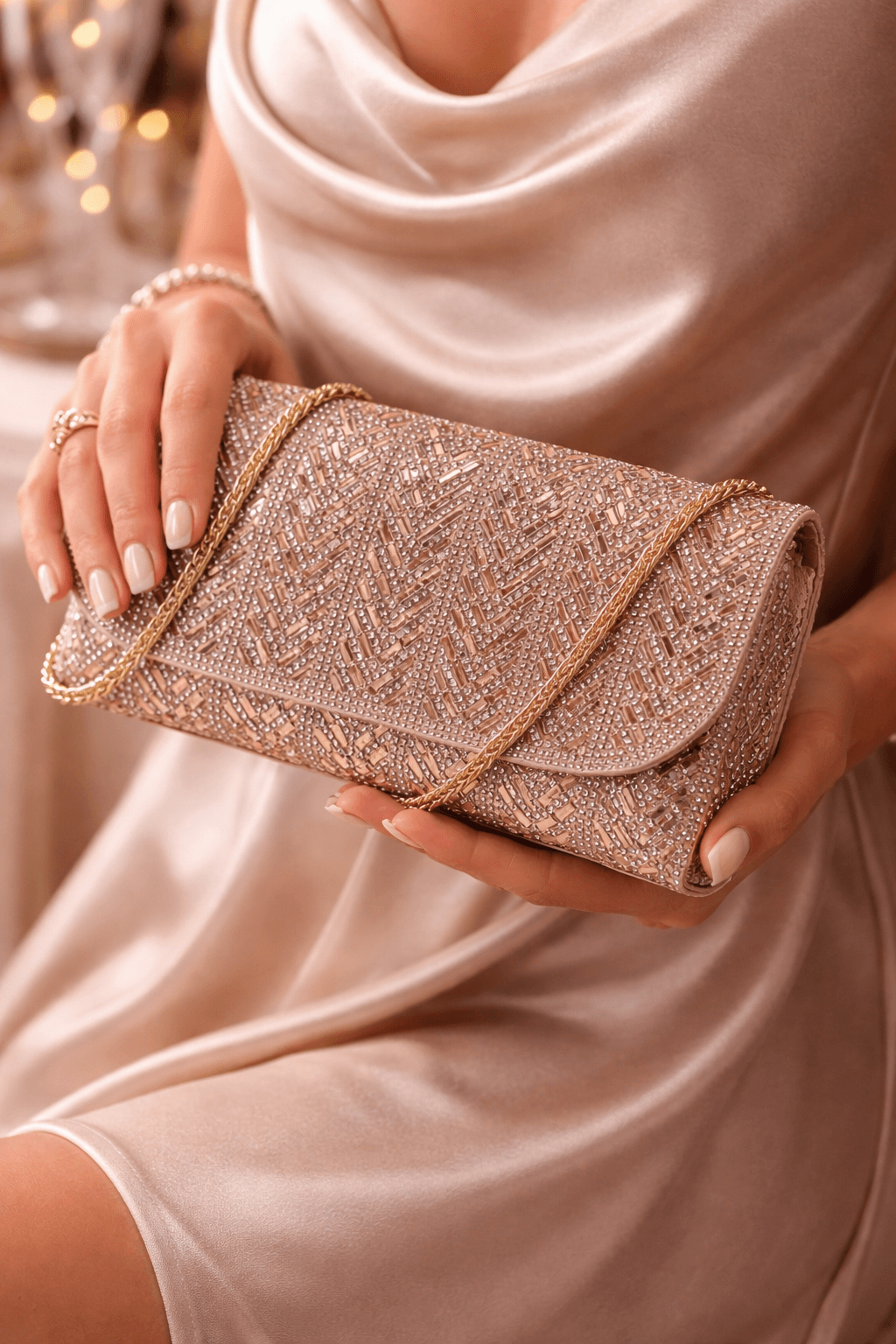 Party Clutch Golden String