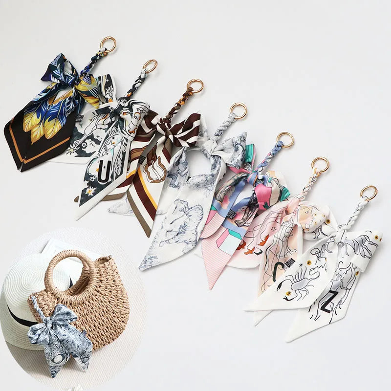 Keychain Printing Bow Knot Bag Charms