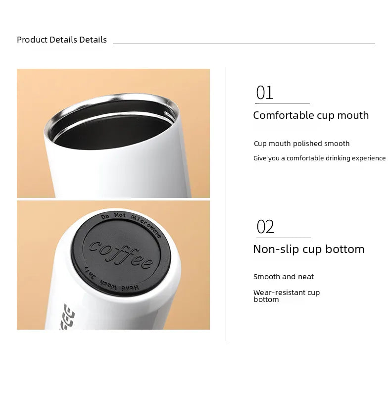 Creative Thermos Cup Stainless Steel Coffee Cup Car 304 Cup