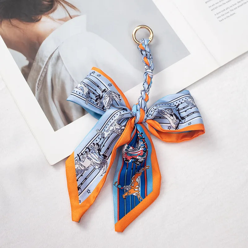 Keychain Printing Bow Knot Bag Charms